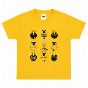 T-Shirt for kids with Icelandic sheep in typical Icelandic sweaters.