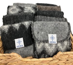 Lavender pouch made from Icelandic wool