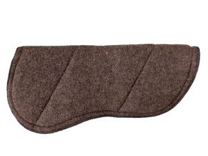 Saddlepad brown. Brown saddlepad made from Icelandic wool