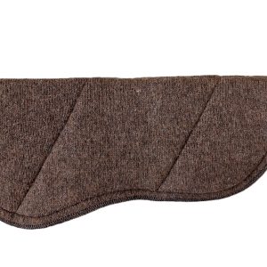 Saddlepad brown. Brown saddlepad made from Icelandic wool