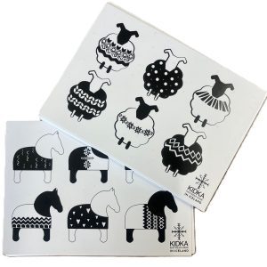 This postcard set includes 10 black-and-white postcards – 5 sheep designs and 5 horse designs. Perfect for sending a little note to friends and family, adding to a collection, or giving as a thoughtful gift. 